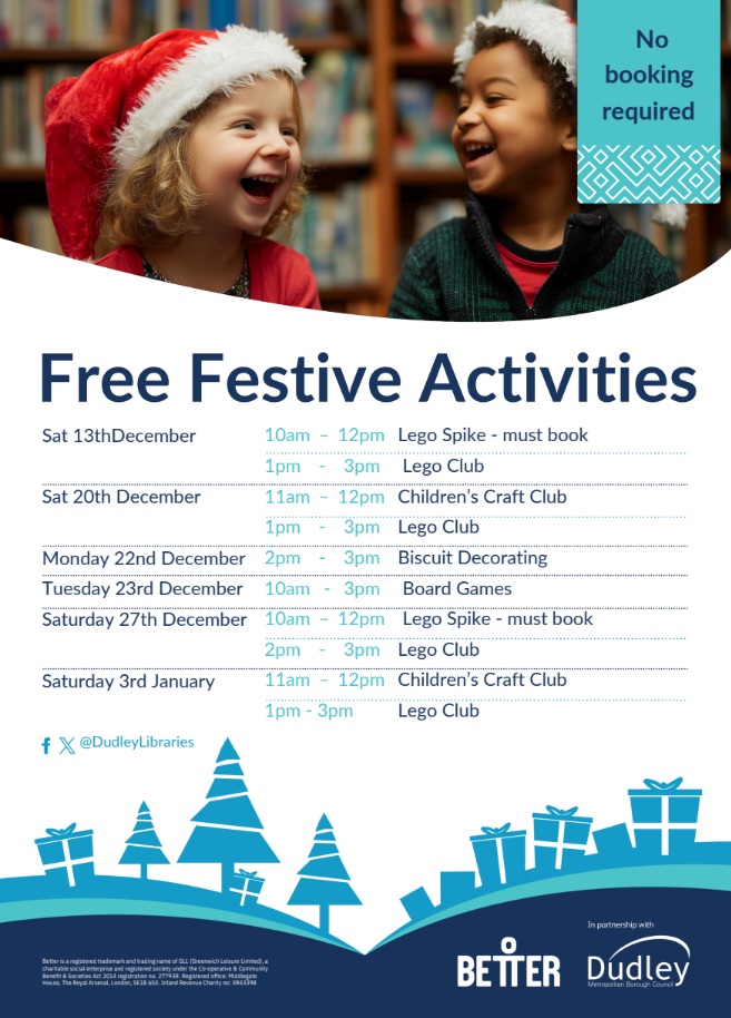 Sedgley Library - Children's Festive Activities